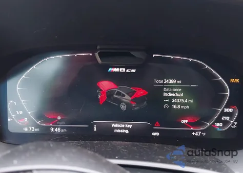 2024 BMW M8 Gran Coupe Competition z USA, uszkodzony, nr VIN WBSGV0C02RCP30475